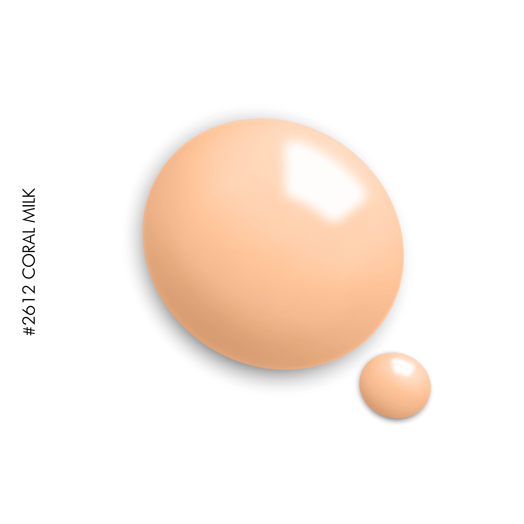 2612 Coral Milk gel polish
